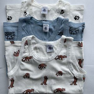 Petit Bateau - Boys Undershirts - Set of 3